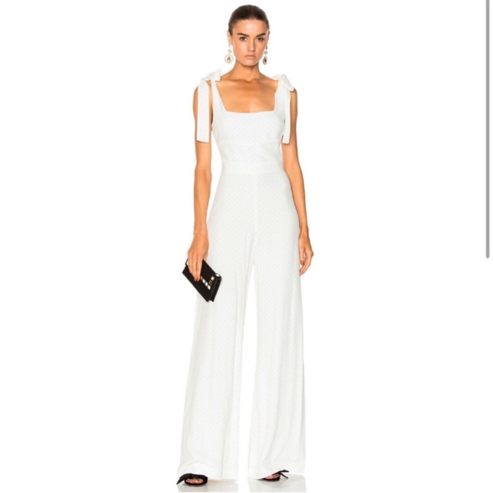 Intermix Alexis Lincoln Polka Dot Jumpsuit